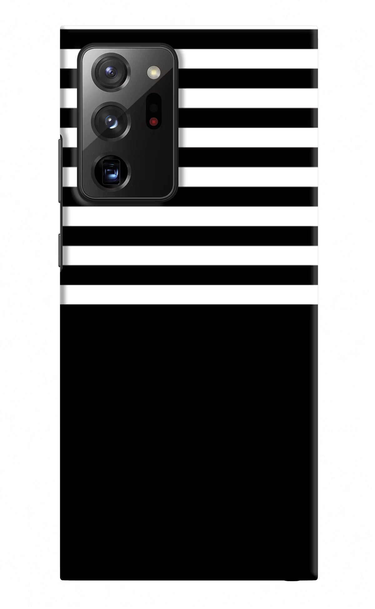 Black and White Print Samsung Note 20 Ultra Hard Case Back Cover by Casekaro