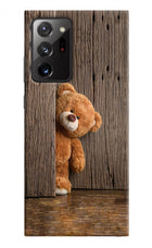 Teddy Wooden Samsung Note 20 Ultra Hard Case Back Cover by Casekaro