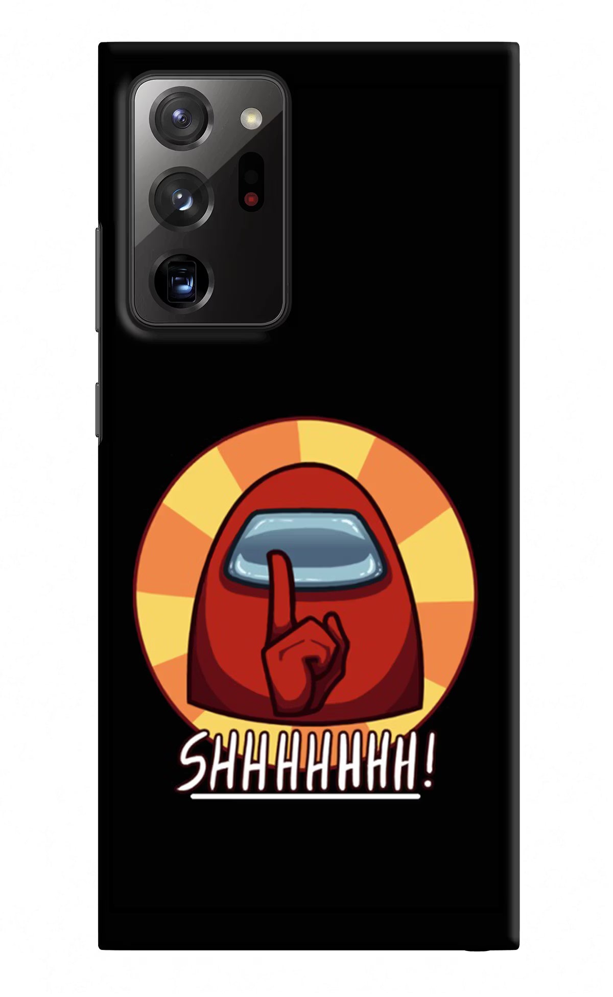 Among Us Shhh! Samsung Note 20 Ultra Hard Case Back Cover by Casekaro