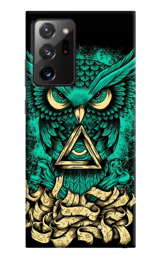 Green Owl Samsung Note 20 Ultra Hard Case Back Cover by Casekaro