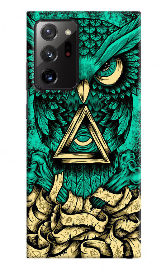 Green Owl Samsung Note 20 Ultra Hard Case Back Cover by Casekaro