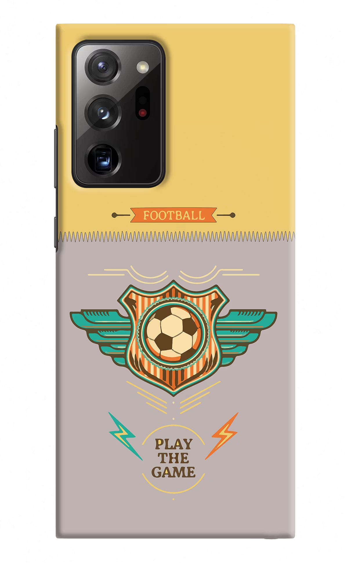 Football Samsung Note 20 Ultra Hard Case Back Cover by Casekaro