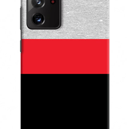 Tri Color Pattern Samsung Note 20 Ultra Hard Case Back Cover by Casekaro