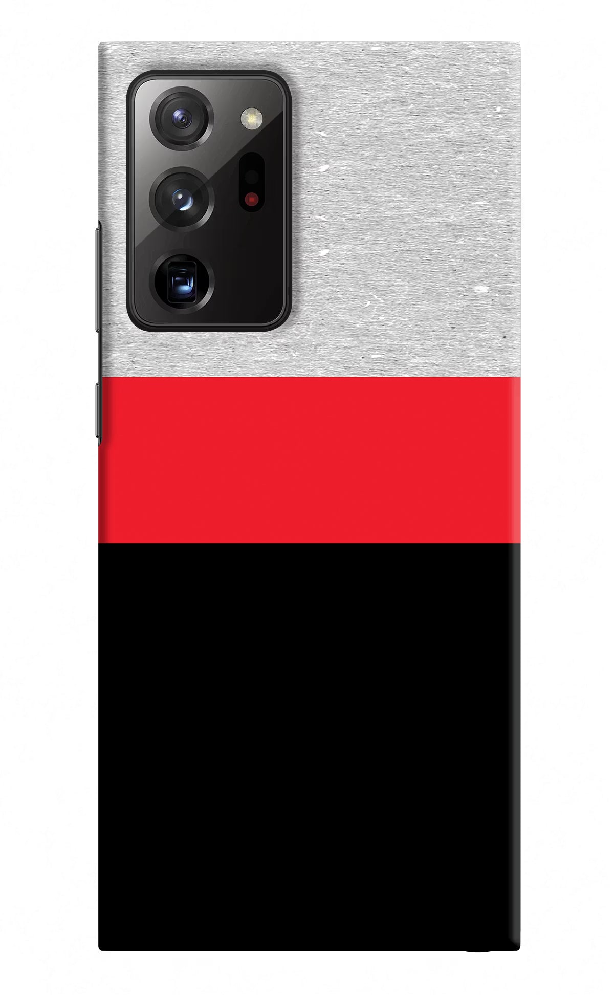 Tri Color Pattern Samsung Note 20 Ultra Hard Case Back Cover by Casekaro