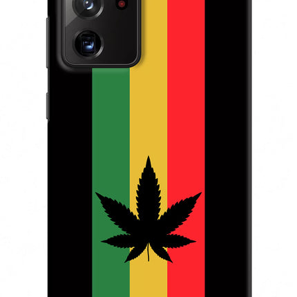 Weed Flag Samsung Note 20 Ultra Hard Case Back Cover by Casekaro