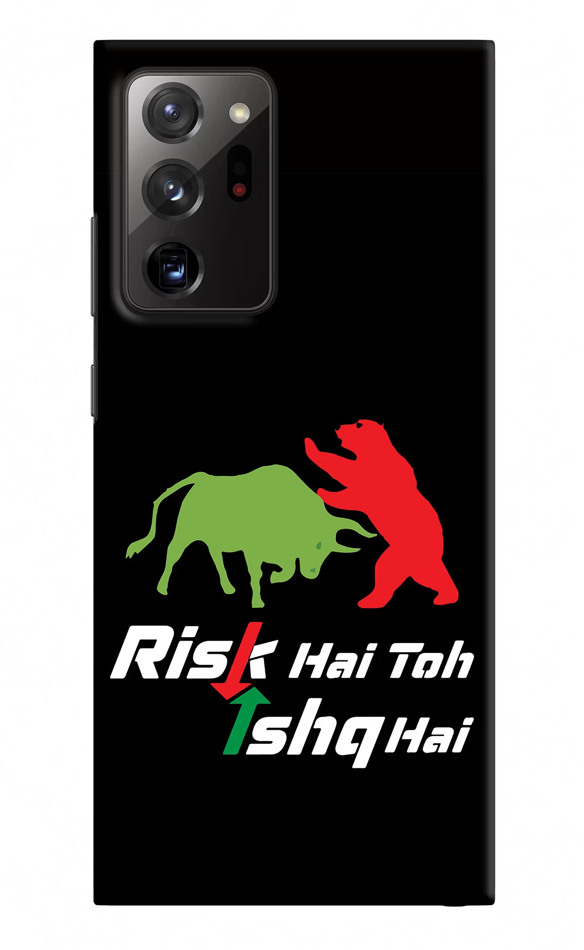 Risk Hai Toh Ishq Hai Samsung Note 20 Ultra Hard Case Back Cover by Casekaro