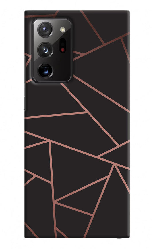 Geometric Pattern Samsung Note 20 Ultra Hard Case Back Cover by Casekaro