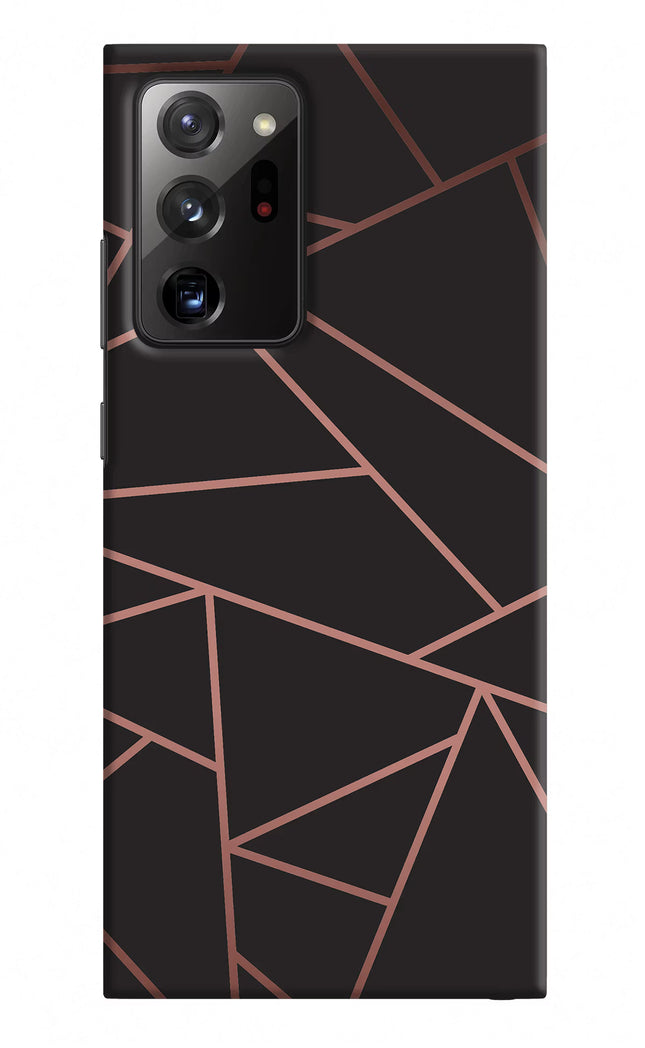 Geometric Pattern Samsung Note 20 Ultra Hard Case Back Cover by Casekaro