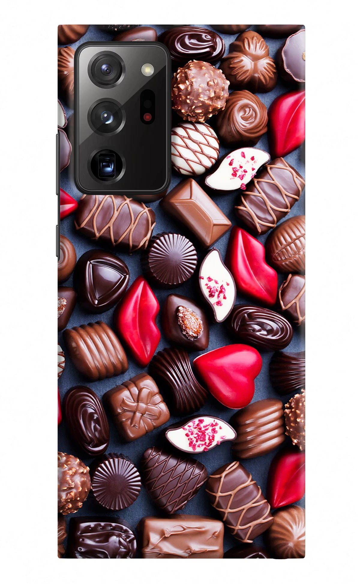 Chocolates Samsung Note 20 Ultra Hard Case Back Cover by Casekaro