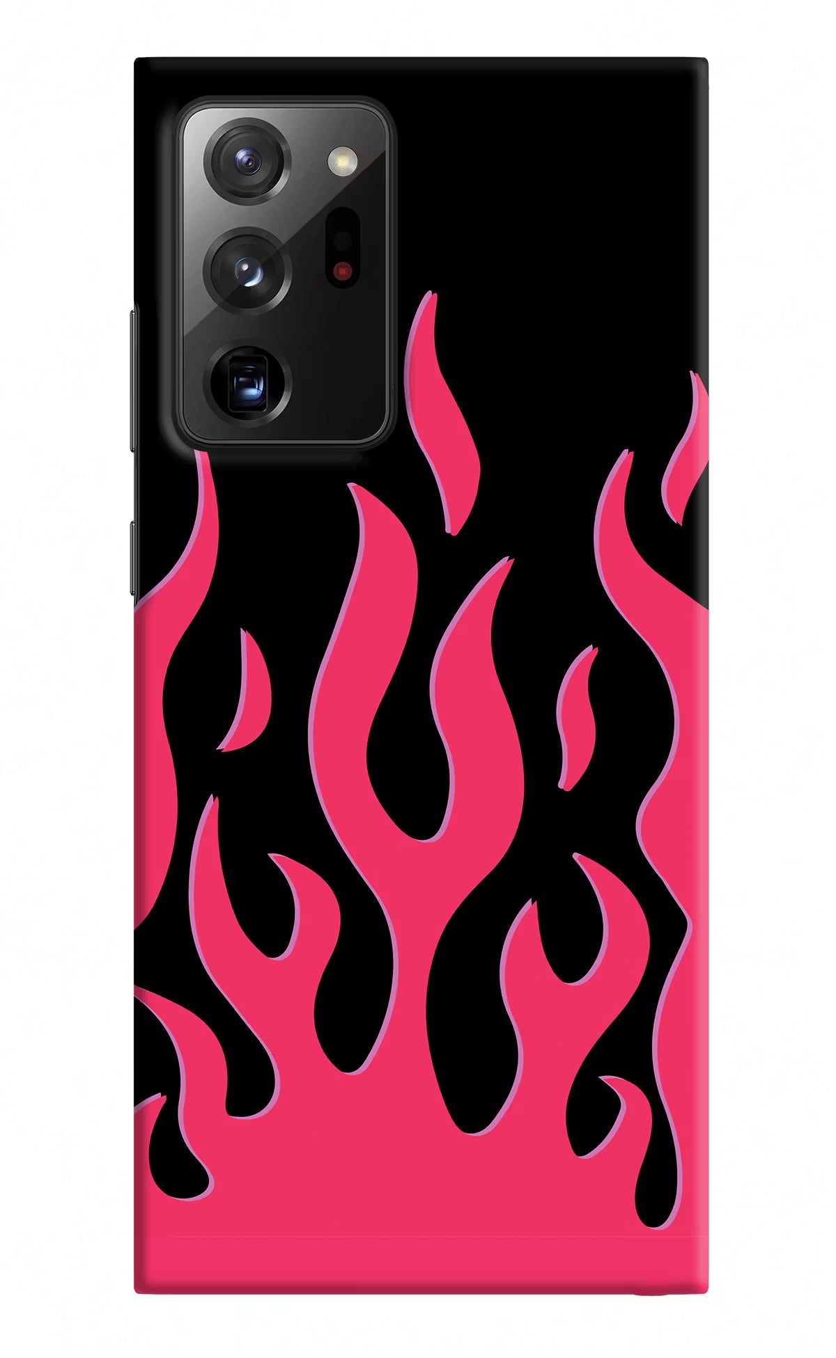 Fire Flames Samsung Note 20 Ultra Hard Case Back Cover by Casekaro