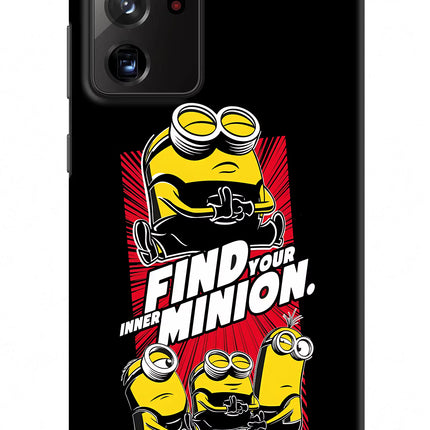 Find your inner Minion Samsung Note 20 Ultra Hard Case Back Cover by Casekaro