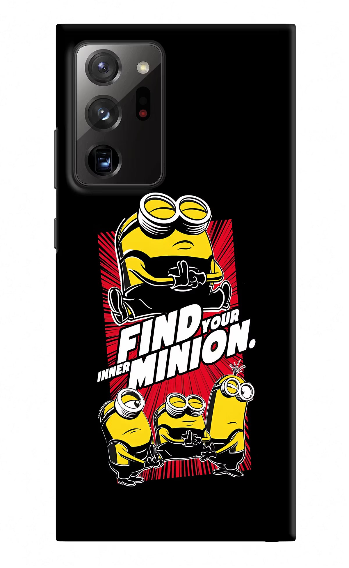 Find your inner Minion Samsung Note 20 Ultra Hard Case Back Cover by Casekaro
