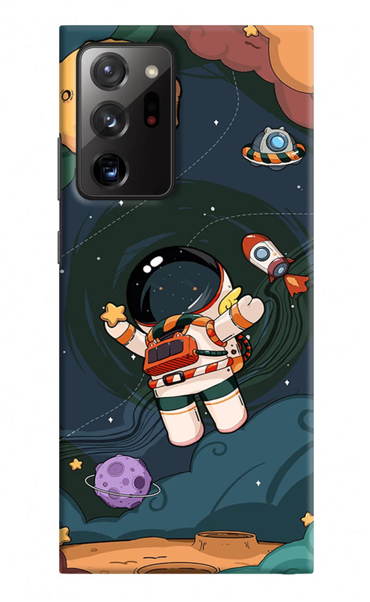 Cartoon Astronaut Samsung Note 20 Ultra Hard Case Back Cover by Casekaro