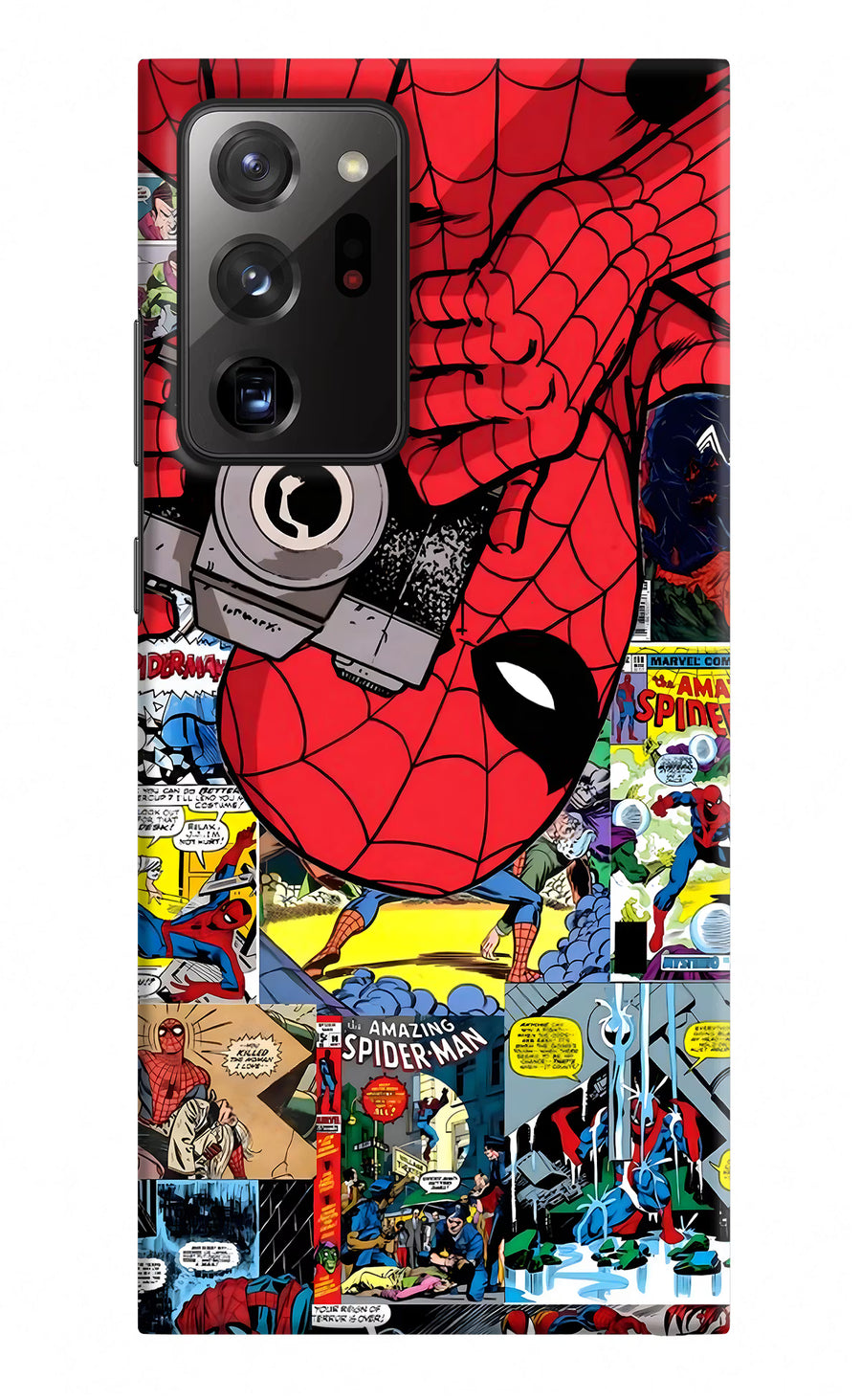 Spider Man Samsung Note 20 Ultra Back Cover, Hard case