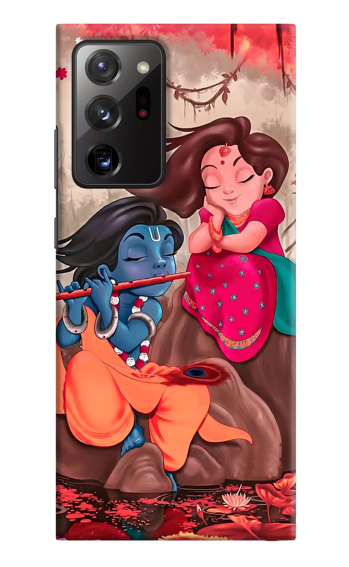 Radhe Krishna Samsung Note 20 Ultra Hard Case Back Cover by Casekaro