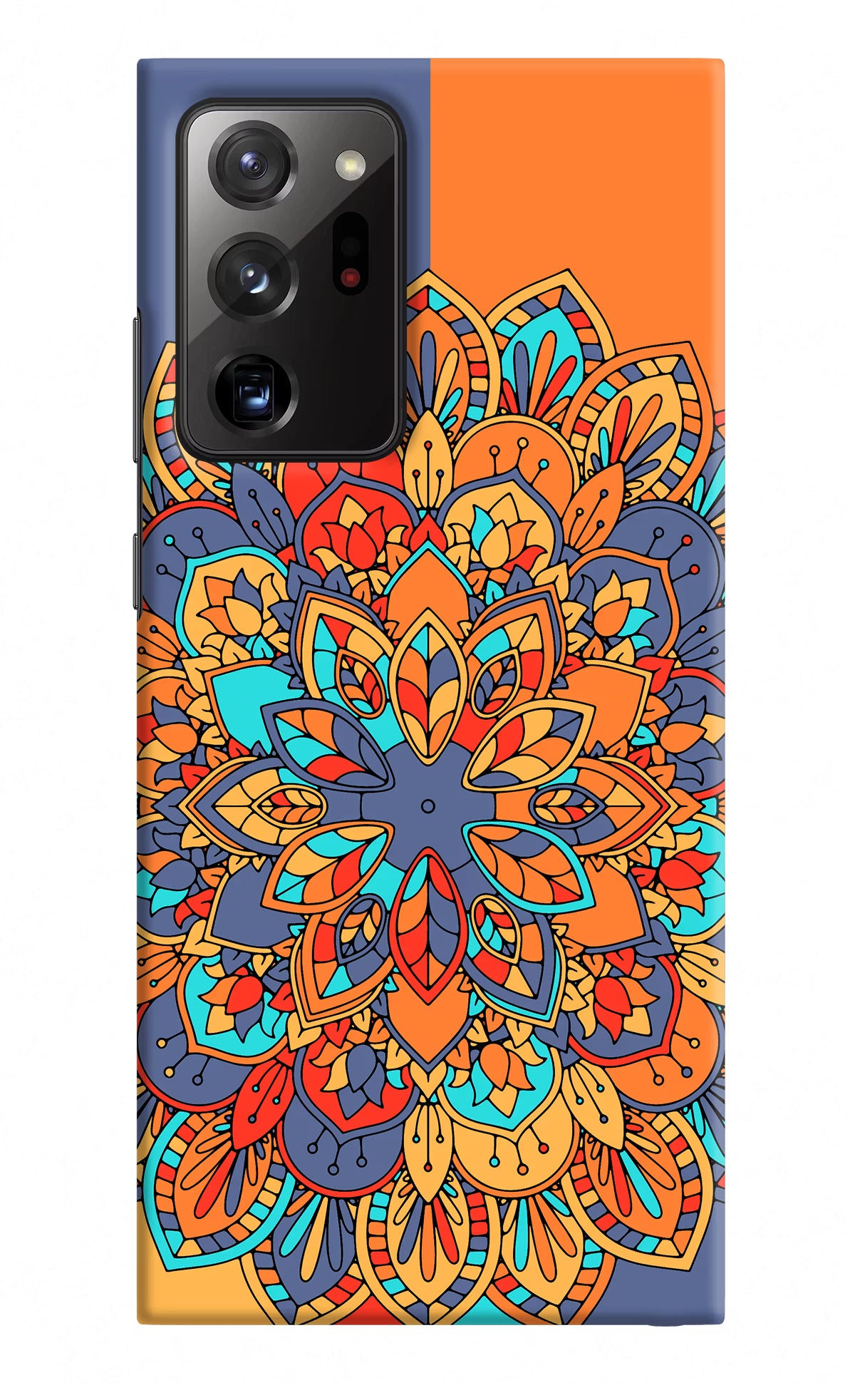 Color Mandala Samsung Note 20 Ultra Hard Case Back Cover by Casekaro