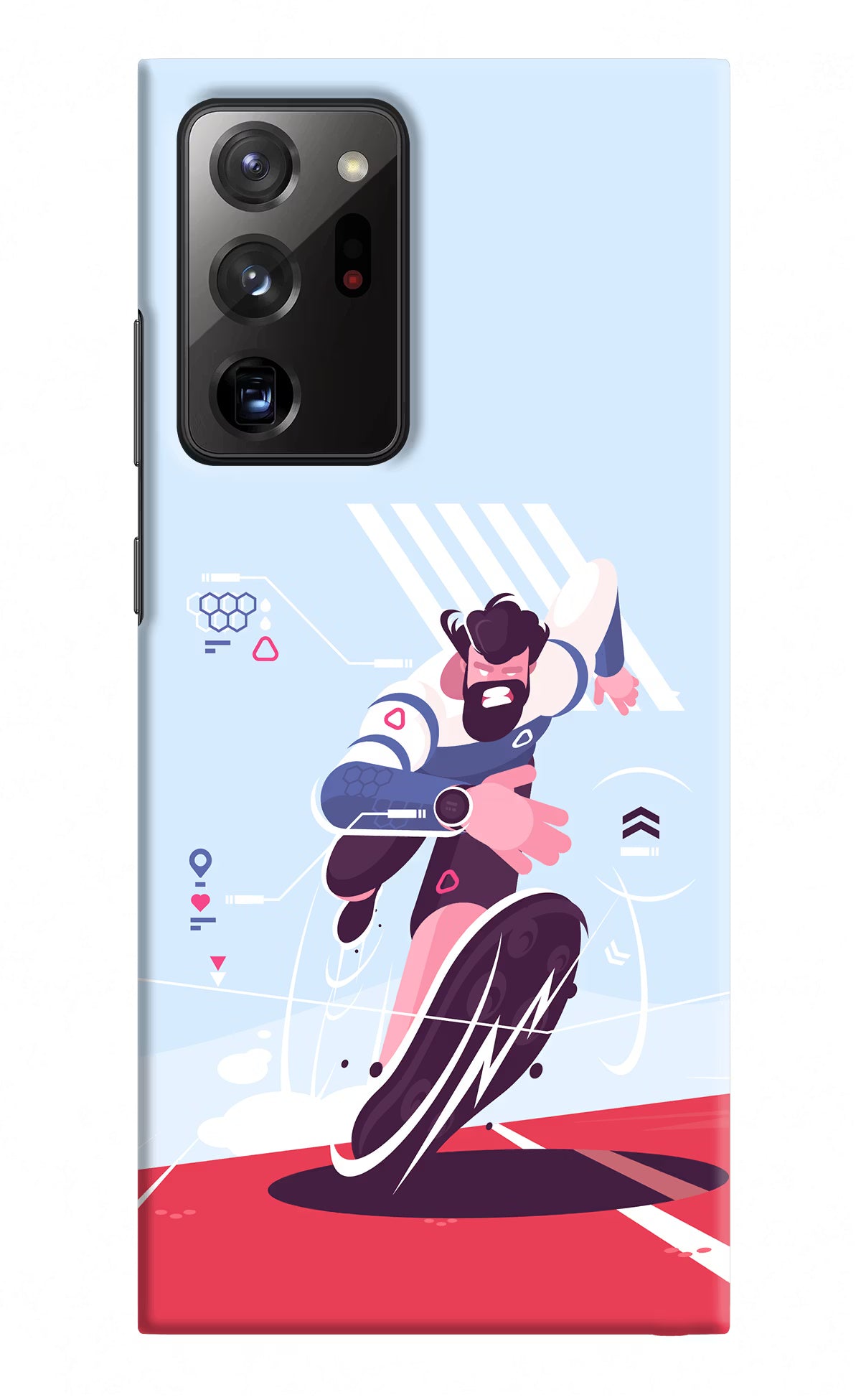 Run Pro Samsung Note 20 Ultra Hard Case Back Cover by Casekaro