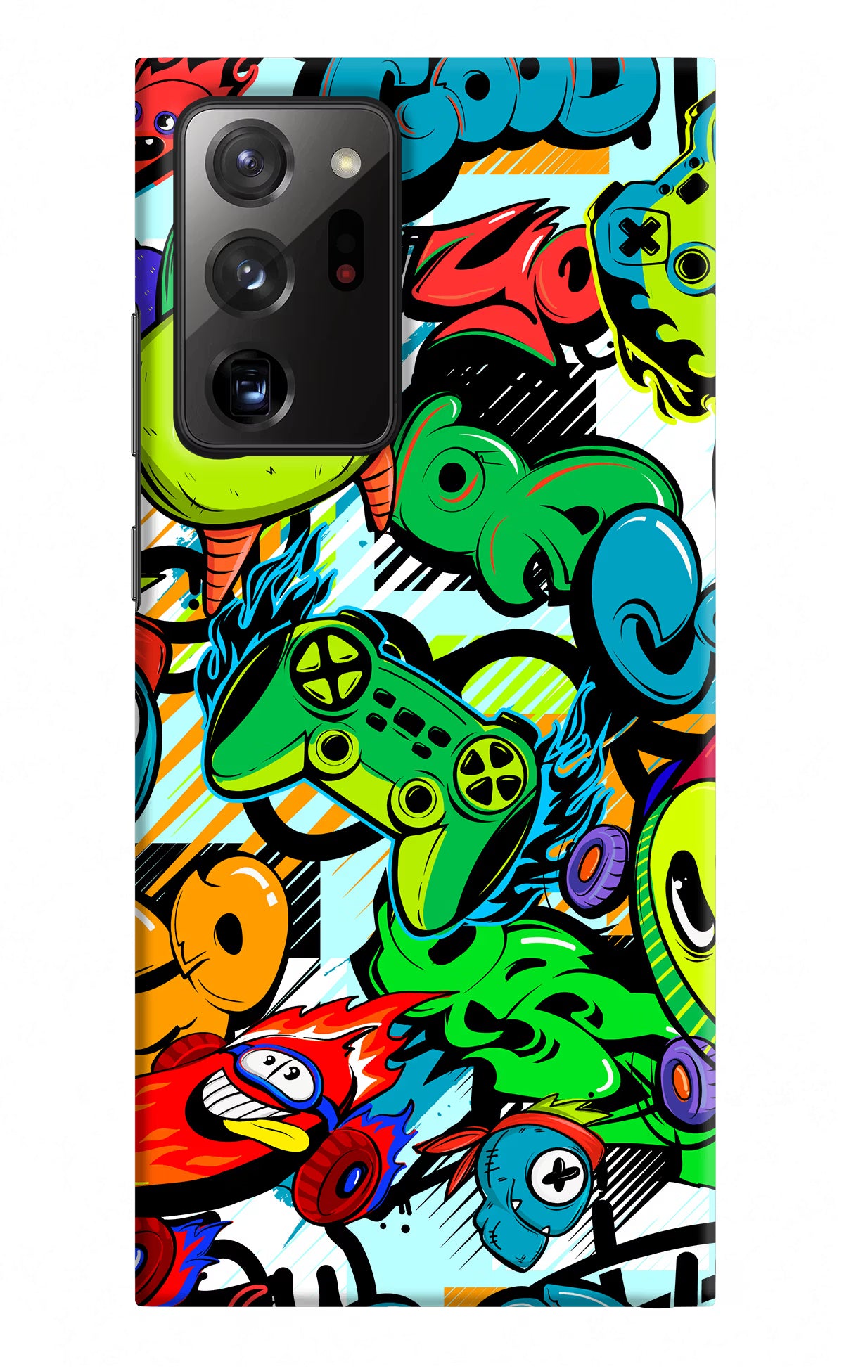 Game Doodle Samsung Note 20 Ultra Hard Case Back Cover by Casekaro