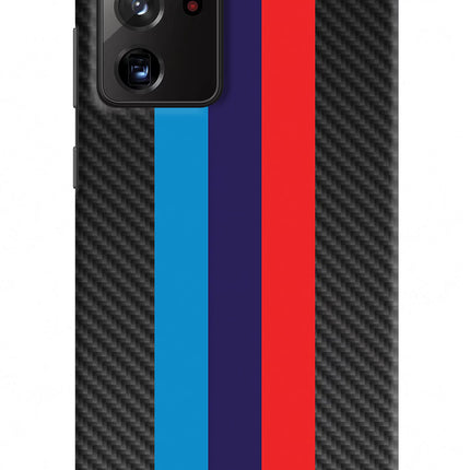 BMW Stripes Pattern Samsung Note 20 Ultra Hard Case Back Cover by Casekaro