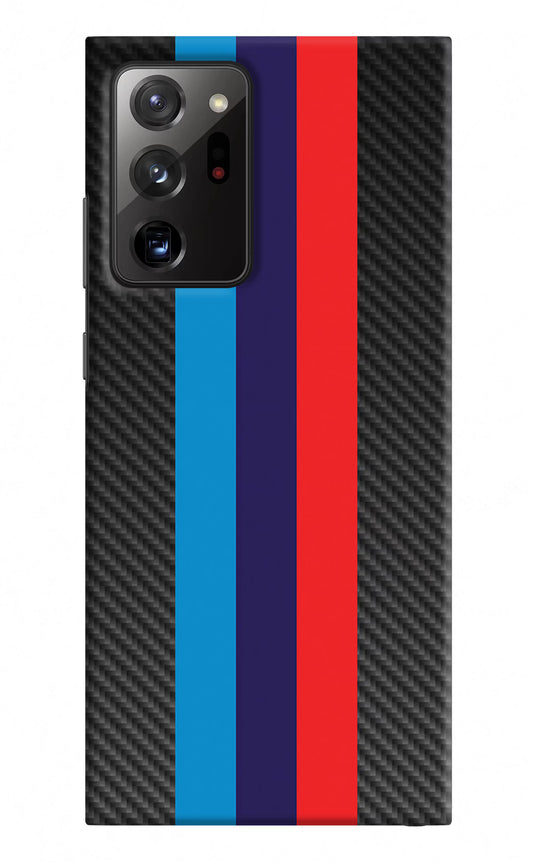 BMW Stripes Pattern Samsung Note 20 Ultra Hard Case Back Cover by Casekaro
