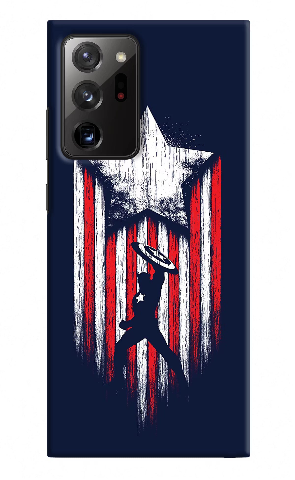 Captain America Marvel Art Samsung Note 20 Ultra Hard Case Back Cover by Casekaro