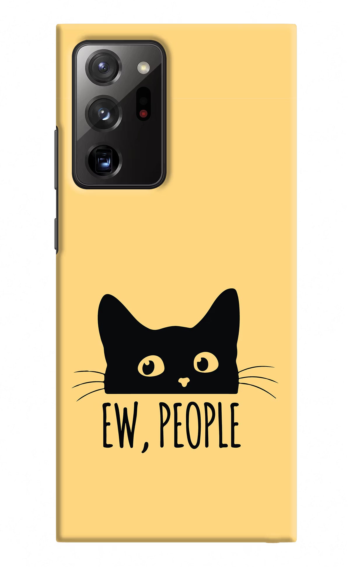 Ew People Catitude Samsung Note 20 Ultra Hard Case Back Cover by Casekaro