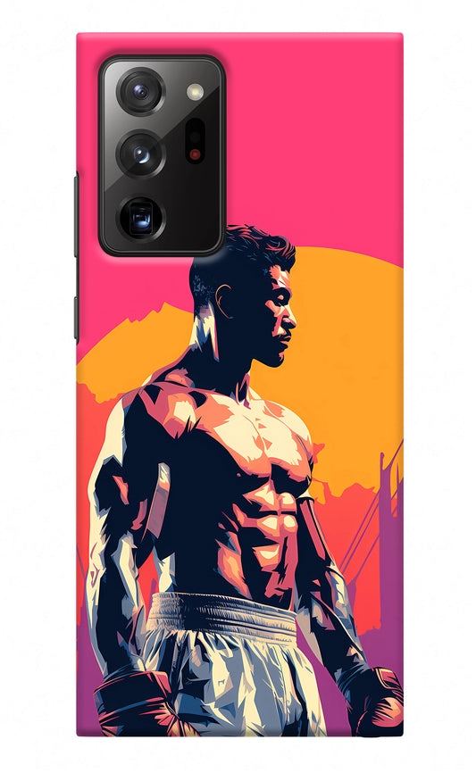 Sunset Warrior (AI Generated) Samsung Note 20 Ultra Back Cover