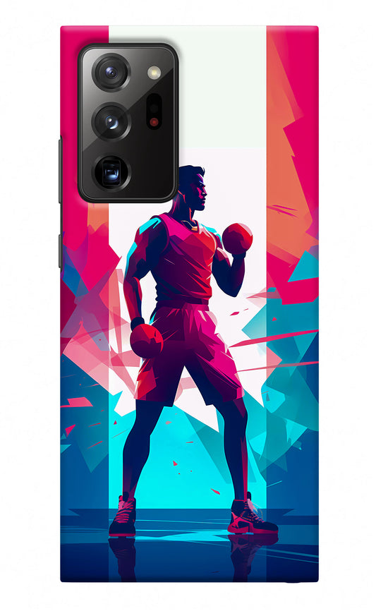 Champion Fighter (AI Generated) Samsung Note 20 Ultra Back Cover