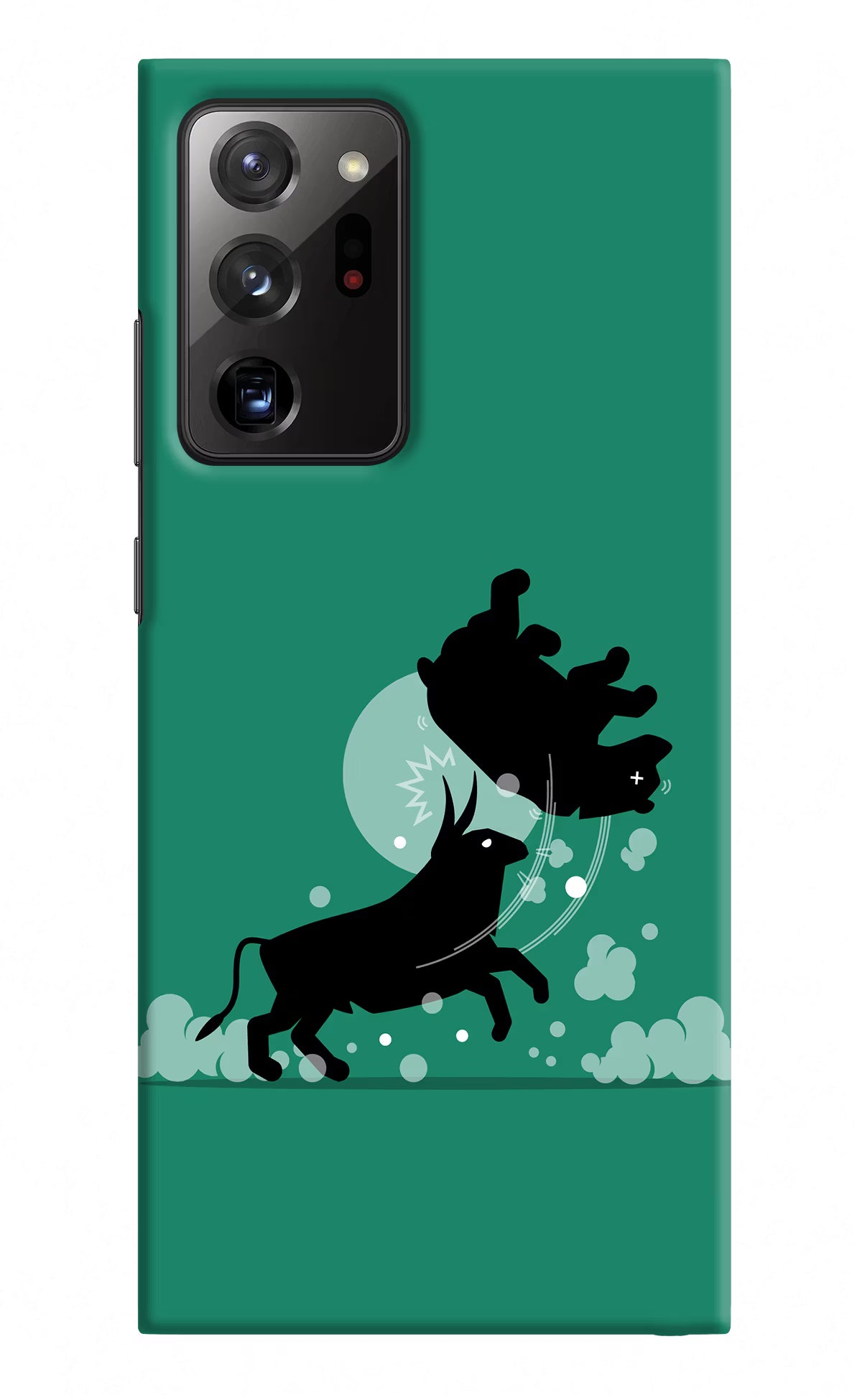 Bull Conqueror Samsung Note 20 Ultra Hard Case Back Cover by Casekaro