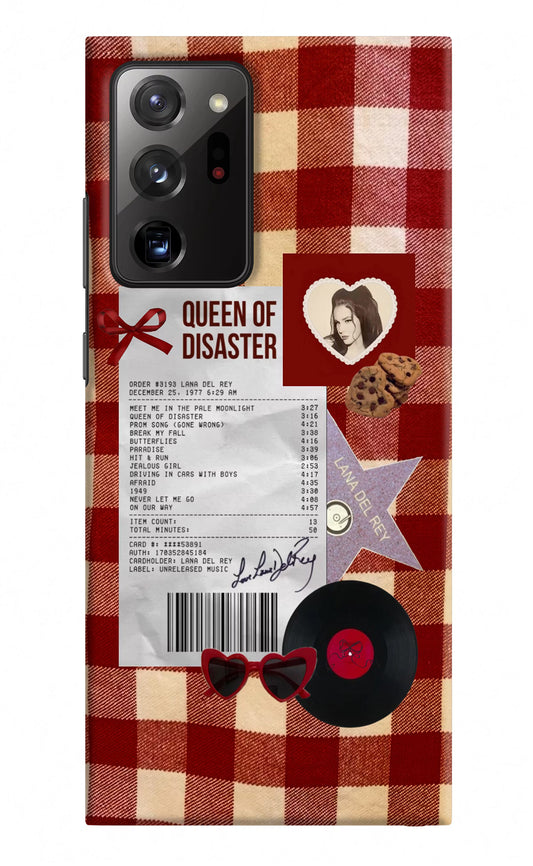 Queen of Disaster Samsung Note 20 Ultra Hard Case Back Cover by Casekaro