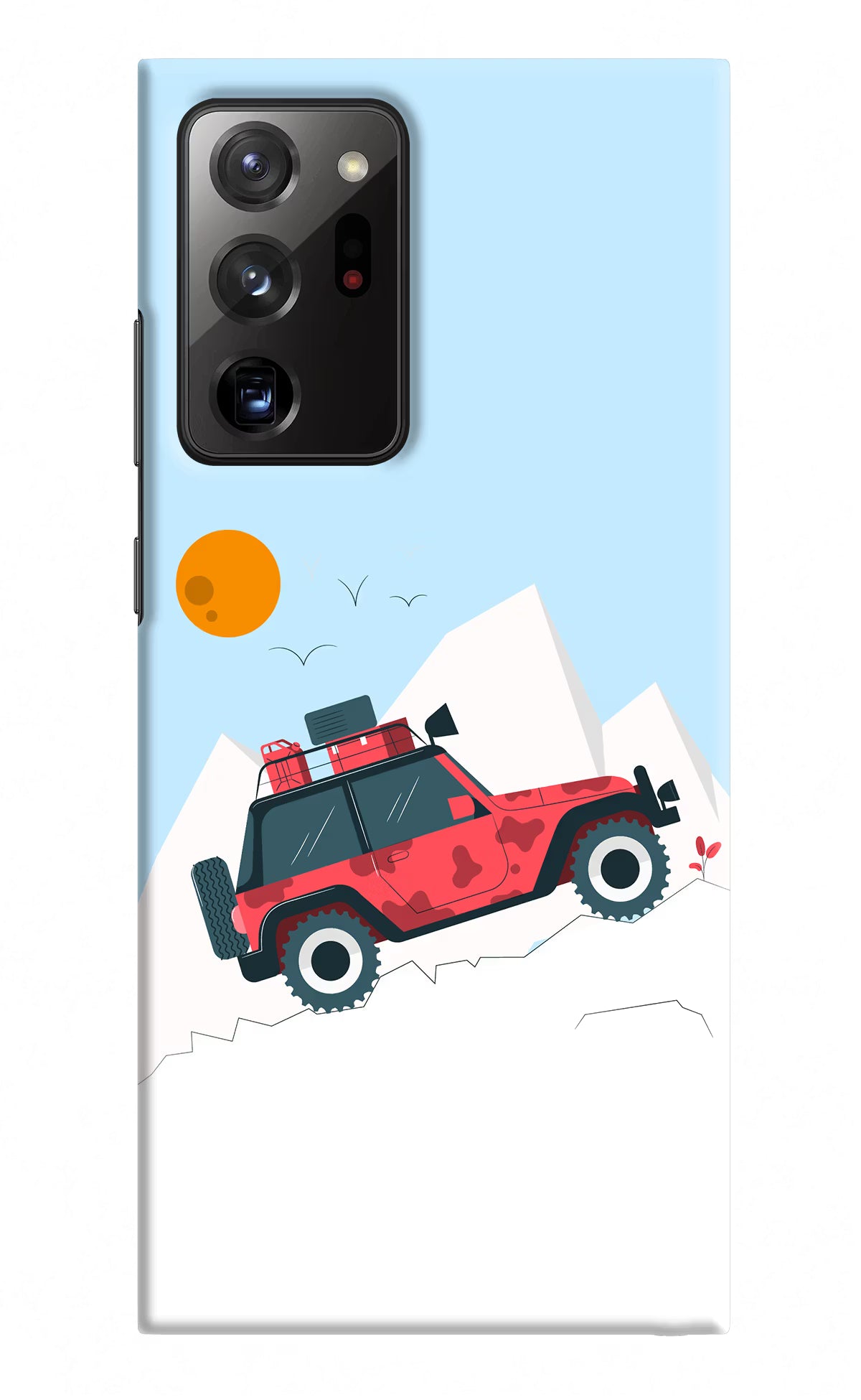 Mountain Trail Beast Samsung Note 20 Ultra Hard Case Back Cover by Casekaro