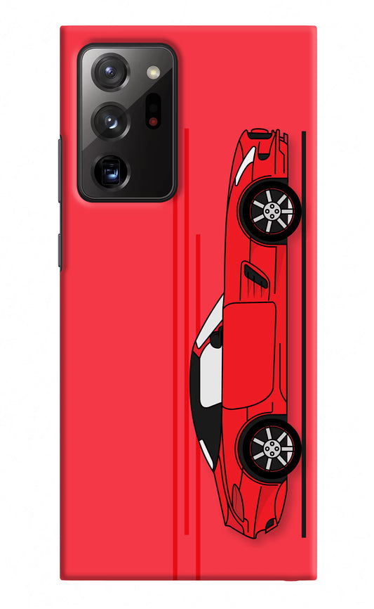 Red Velocity Samsung Note 20 Ultra Hard Case Back Cover by Casekaro