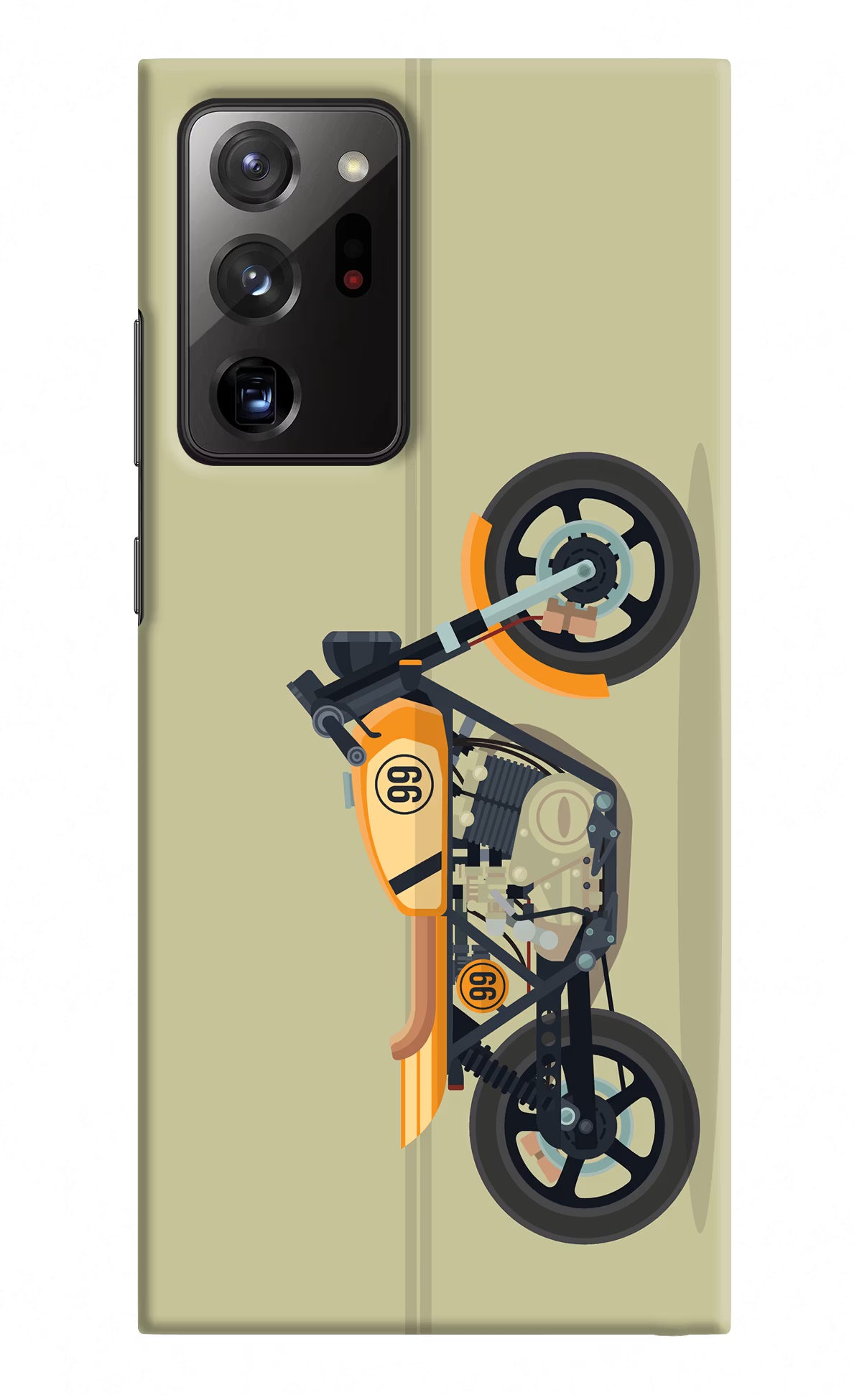 Vertical Speedster Samsung Note 20 Ultra Hard Case Back Cover by Casekaro