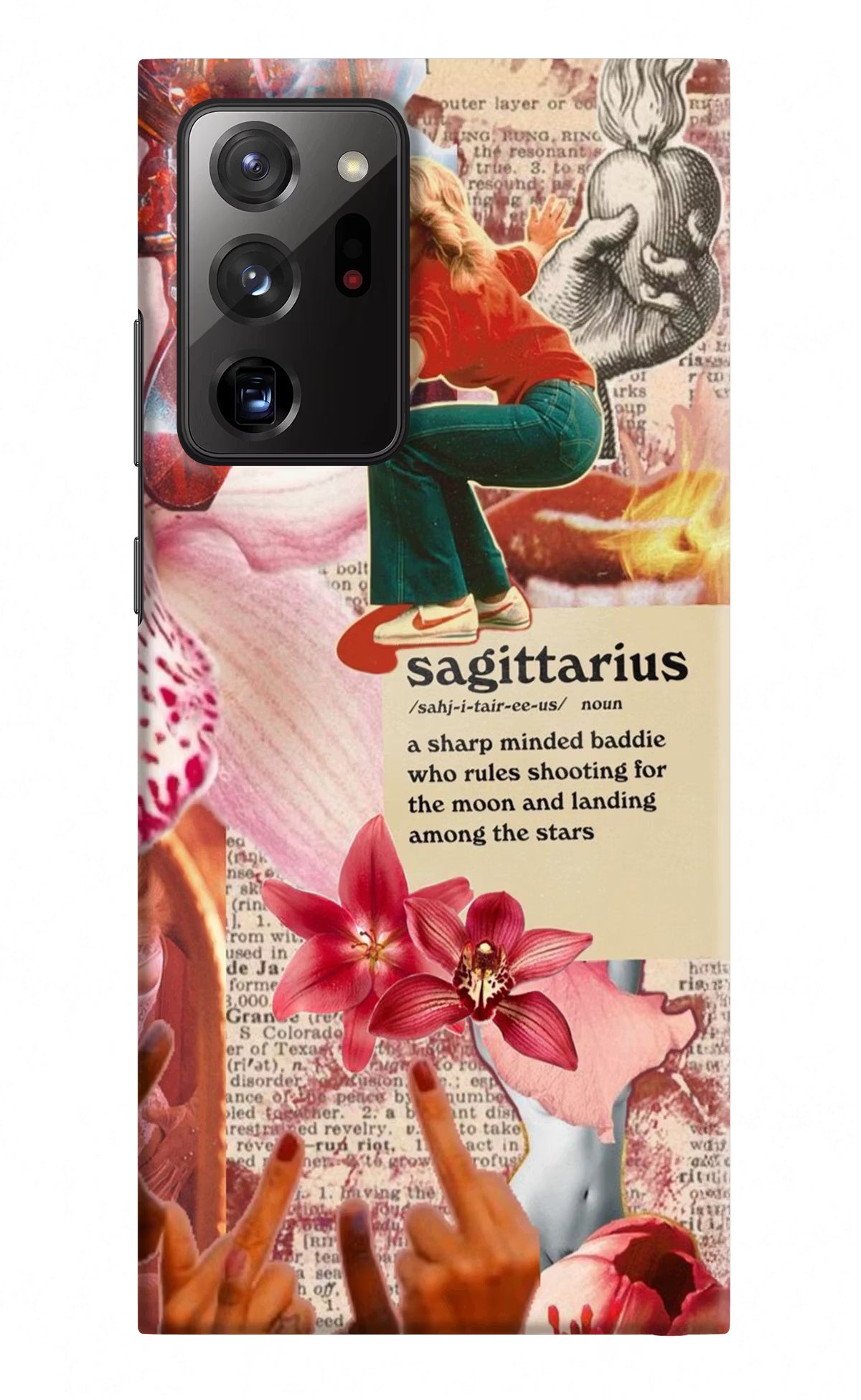 Sagittarius Zodiac Samsung Note 20 Ultra Hard Case Back Cover by Casekaro