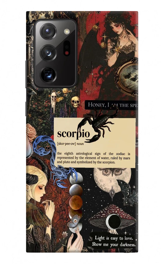 Scorpio Zodiac Samsung Note 20 Ultra Hard Case Back Cover by Casekaro
