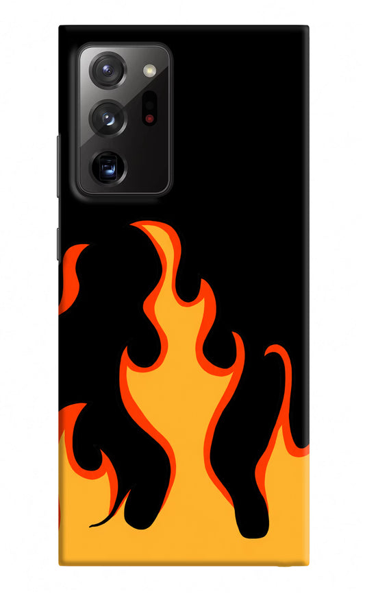 Fired Up – Black Samsung Note 20 Ultra Hard Case Back Cover by Casekaro