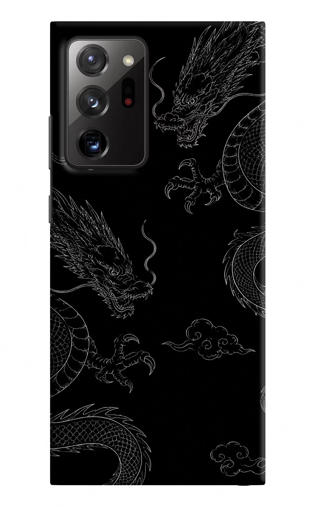 Twin Dragons Samsung Note 20 Ultra Hard Case Back Cover by Casekaro