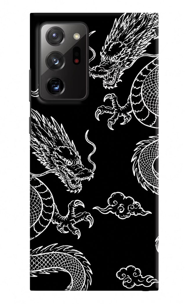 Twin Dragons Samsung Note 20 Ultra Hard Case Back Cover by Casekaro