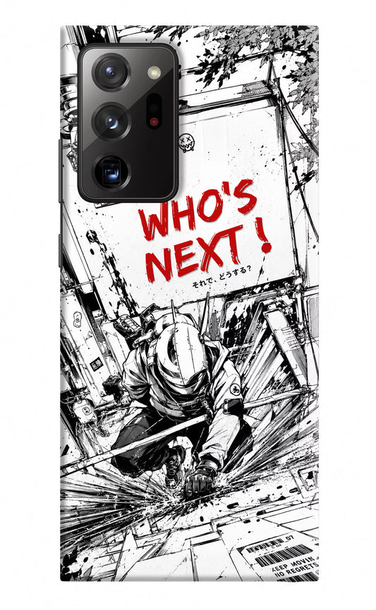 Who's Next Samsung Note 20 Ultra Hard Case Back Cover by Casekaro