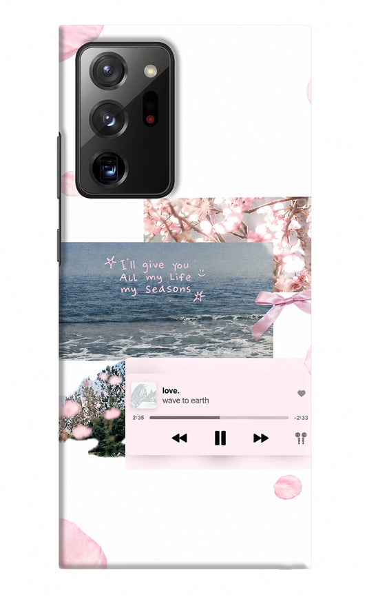 Wave to earth Samsung Note 20 Ultra Back Cover