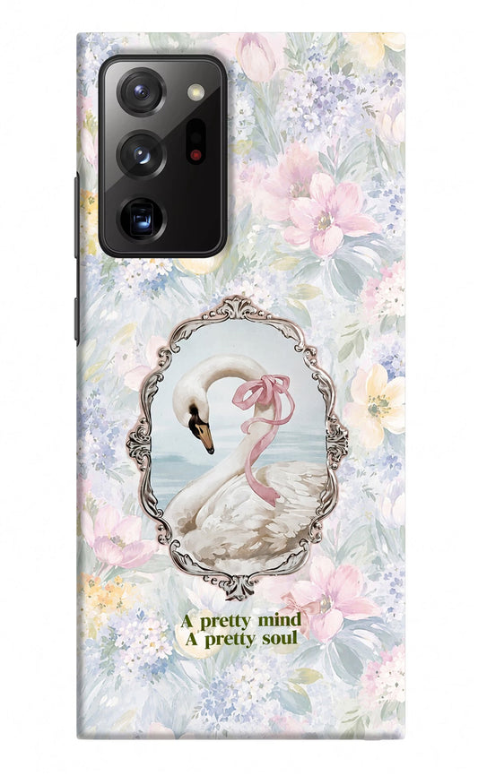 Pretty Mind Pretty Soul Samsung Note 20 Ultra Hard Case Back Cover by Casekaro