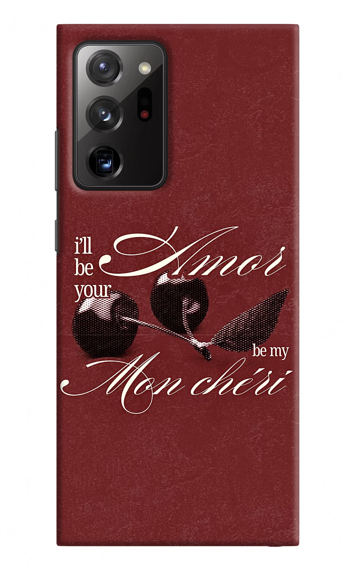 Velvet Cherry Samsung Note 20 Ultra Back Cover