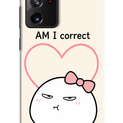 Always Right Samsung Note 20 Ultra Hard Case Back Cover by Casekaro