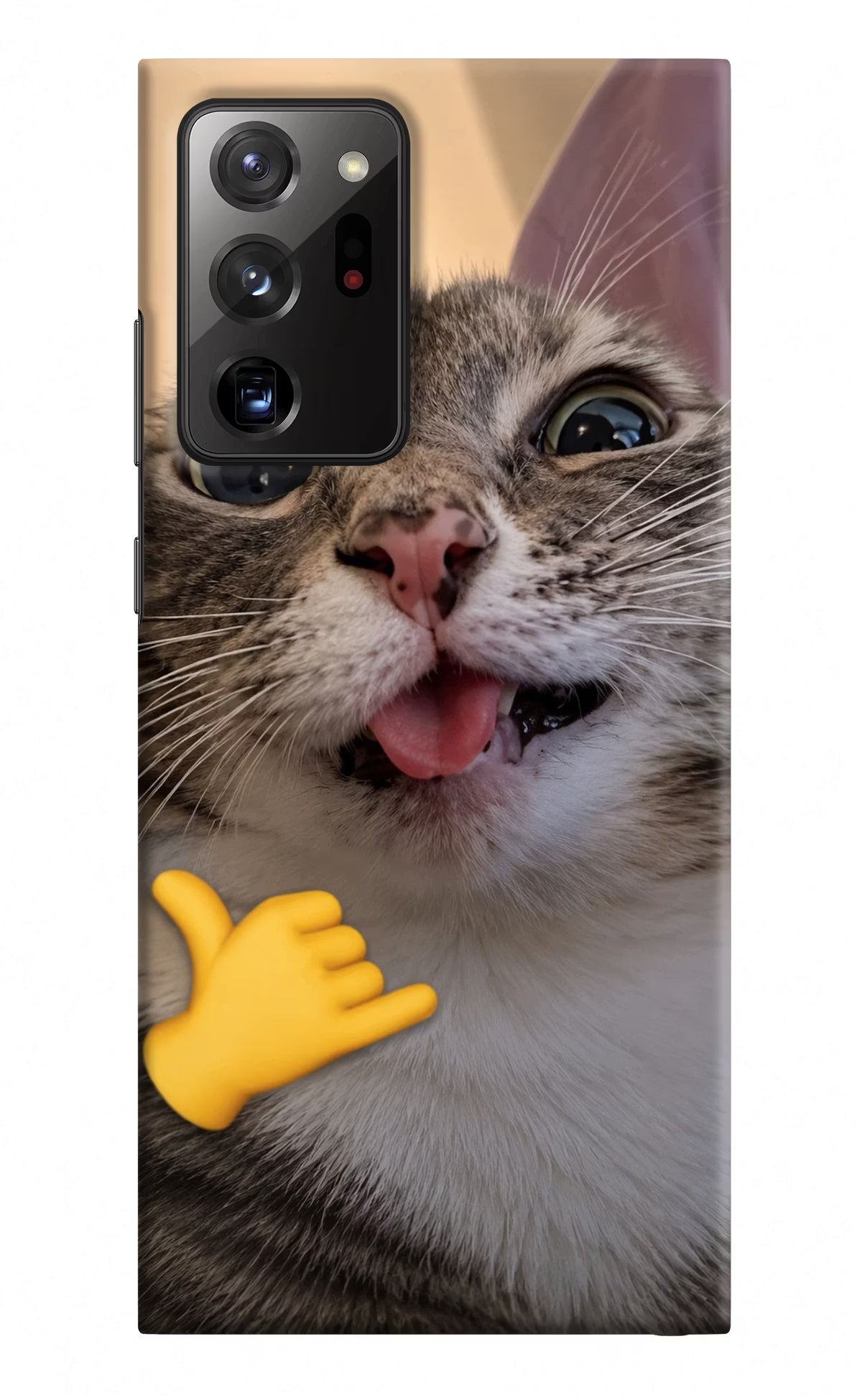 Silly Cat Call Samsung Note 20 Ultra Back Cover