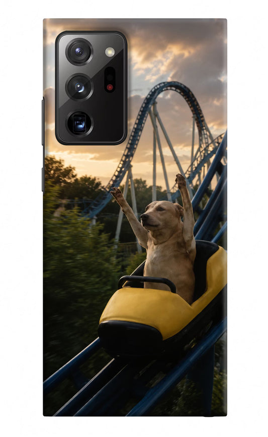 Rollercoaster Dog Samsung Note 20 Ultra Hard Case Back Cover by Casekaro
