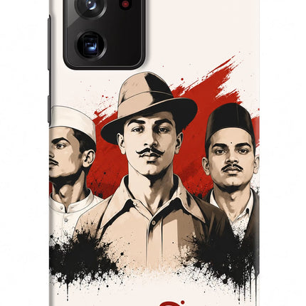 Bhagat Singh Trio Samsung Note 20 Ultra Hard Case Back Cover by Casekaro