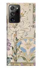 White Lily Samsung Note 20 Ultra Back Cover