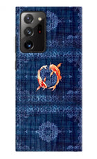 Koi Blue Samsung Note 20 Ultra Back Cover