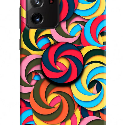 Spiral Pattern Samsung Note 20 Ultra Pop Case by Casekaro