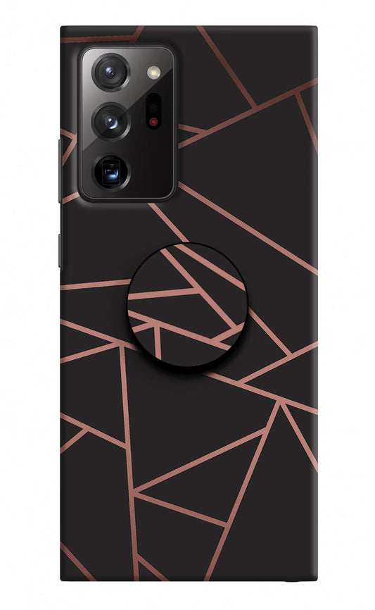 Geometric Pattern Samsung Note 20 Ultra Pop Case by Casekaro